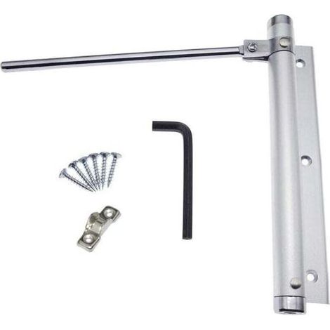 DBBEGK Ferme-porte à ressort, ferme-porte en alliage d'aluminium, dispositif de fermeture automatique réglable en surface, 45 kg (1 pièce) (1/4)