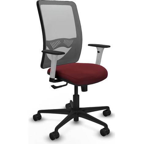 Silla de oficina piqueras y crespo Zulema gris soporte lumbar (1/2)