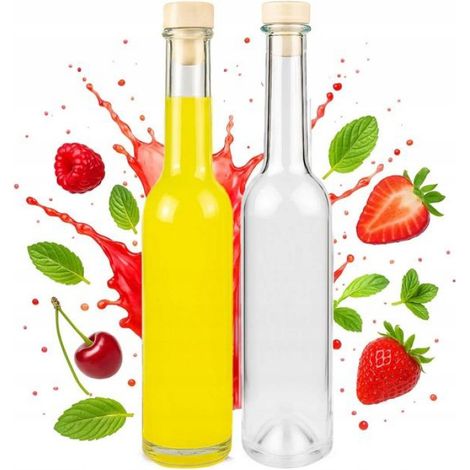 Bouteille en verre FENICE 350 ml pour liqueurs, huile d'olive, jus, vin (1/5)
