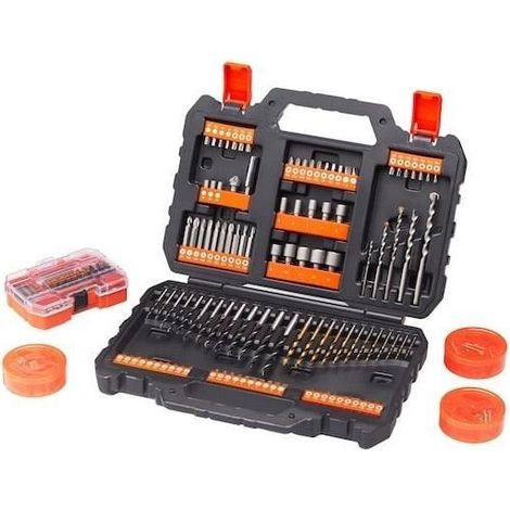 Estuche de puntas BLACK+DECKER A7238-XJ 304 piezas POWERCONNECT 18V con LED y mango lateral (1/5)