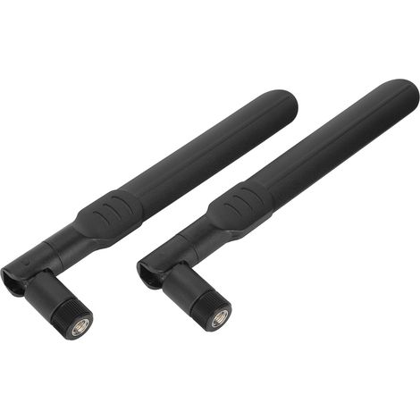 2 Antennes WiFi Double Bande 2.4GHz/5GHz avec Connecteur SMA Mâle pour Améliorer le Signal Routeur, Carte PCI Réseau