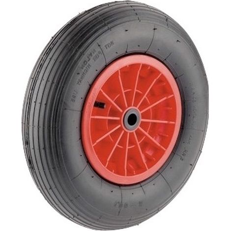 Roue gonflable diamètre 400 x 100 alésage 20 mm roulement à rouleaux