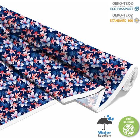 TESSUTI DECORATIVI PER ESTERNI OXFORD - Motivo Fiori I DX5335 (1/5)
