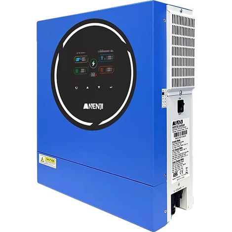 Onduleur solaire hybride, double sortie, surveillance à distance, ANJ-5KW-48V-WIFI, 220-240V, 48V (1/2)