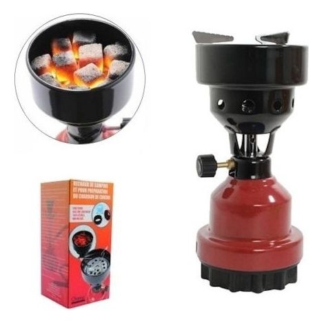 Trade Shop - Cocina De Carbón Con Cartuchos De Gas Propano De 190 G Cocina Pequeña -