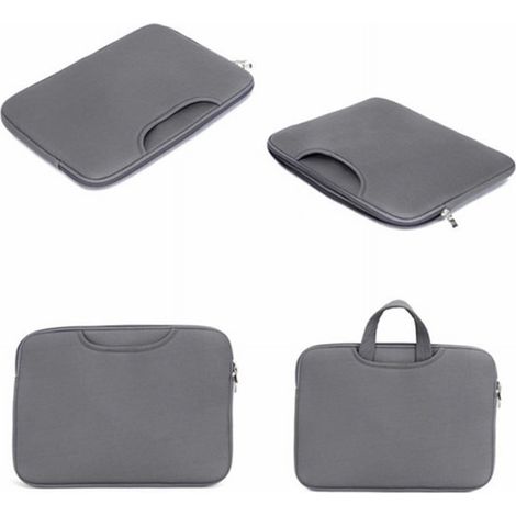 Housse pour ordinateur portable 11-15,6 pouces, étui de transport résistant pour PC HP, Dell, Lenovo, Asus, sacoche rembourrée avec doublure en velours, modèle amélioré, cadeau homme femme (1/4)