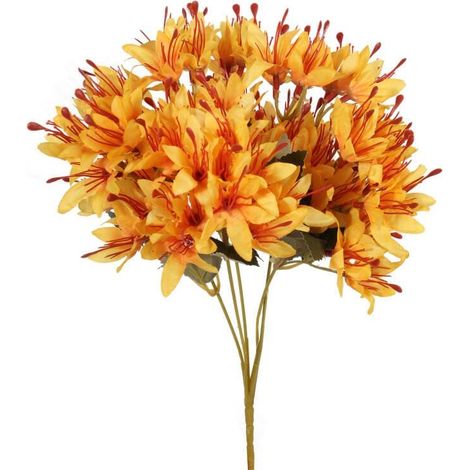 Bouquet de 5 branches d'azalées orange (1/3)
