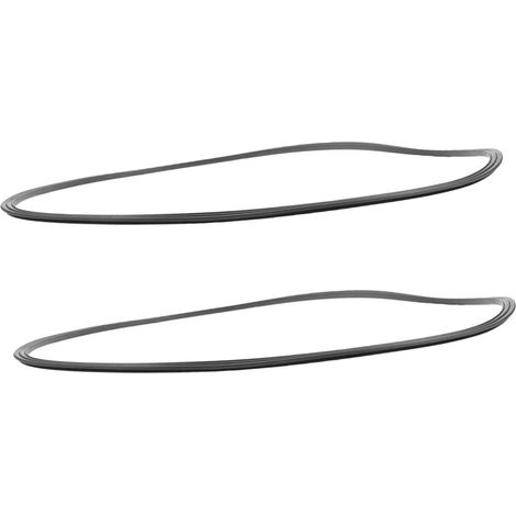 Lot de 2 protections de sol pour chaises, anneau en caoutchouc (1/5)