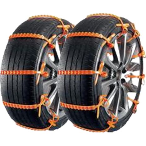 20 PCS Adjustable Anti-Slip Tire Zip Ties, Universal Anti-Skid Snow Tire Chains, Reusable Winter Safety Chains For Car Truck SUV Traction Grips, Snow Ice Mud