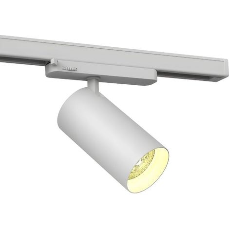 Spot LED sur Rail COB Triphasé 40W 36° Blanc Philips - Garantie