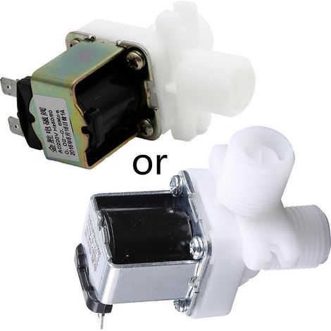 Électrovanne 220 V CA, normalement fermée, avec interrupteur de débit d'entrée eau/air de 1/2 pouce. (1/5)