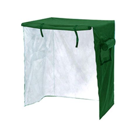 Housse d'ombrage universelle pour cages d'oiseaux et de perroquets Matériau Oxford 210D respirant - Vert foncé (1/5)