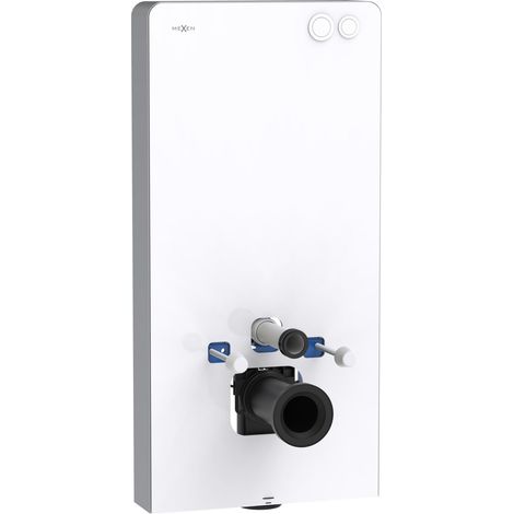 Mexen Tex Air G struttura esterna pneumatica WC, vetro bianco - 61150A-20