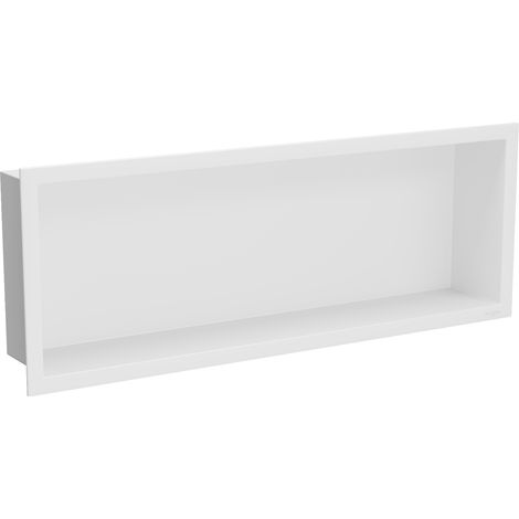 Mexen X-Wall-R Einbauregal mit Flansch 60 x 20 cm, Weiß - 1920602010 (1/5)