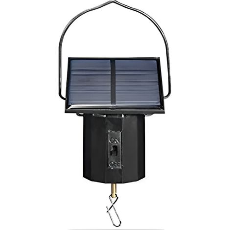 Moteur Rotatif Solaire - 40-50 Tr/Min - Pour Décoration Extérieure - 2,7 Kg Max - Avec Crochet - 1 Pièce (1/5)