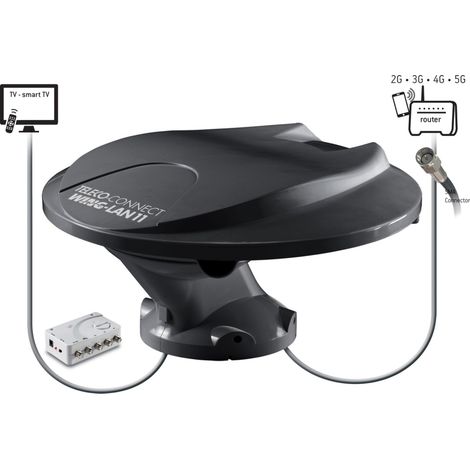 Antenna Internet 2G a 5G + Antenna TV Omnidirezionale + Radio DAB - Teleco