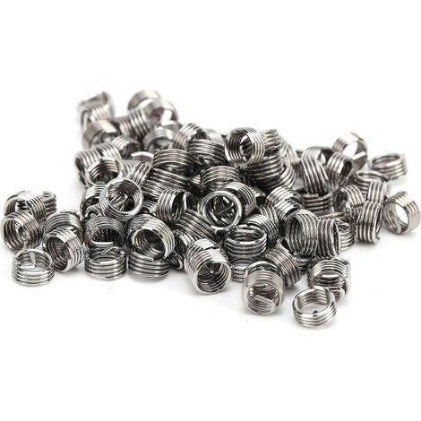 100-teiliges Gewindeeinsatz-Reparaturset mit Kabelschutzhülsen und Befestigungsmaterial M5x0,8x1D (1/4)
