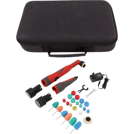 Mini Polisseuse Sans Fil Voiture Détail Lustrage Ponçage Machine Kit EU Prise 100-240V (1/5)