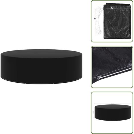 The Living Store Funda para muebles de jardín 10 ojales 205x90 cm - Protección para ratán