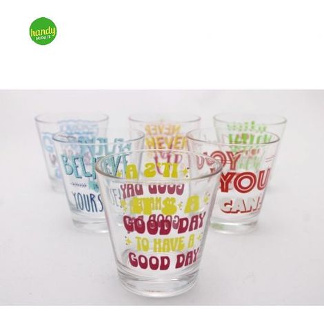 Set 6 Bicchieri da Tavola Acqua Vino Nadia Wow 250 ml Cerve
