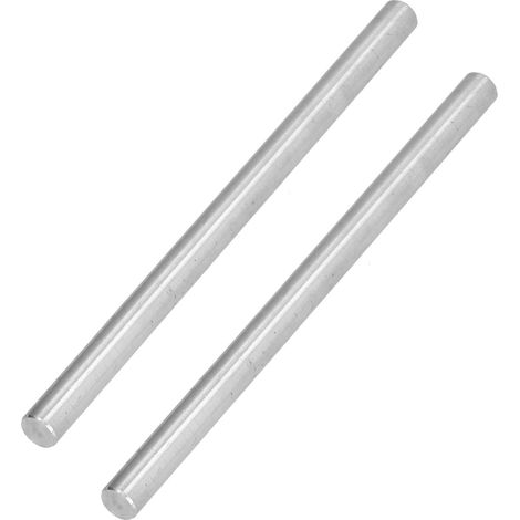 Lot de 2 barres rondes miniatures en acier inoxydable pour outils robotisés 4100-0012-0200