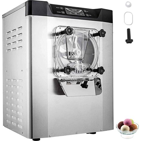 Machine à glace professionnelle en inox, 16-20 L/h, pour usage commercial intensif. (1/5)