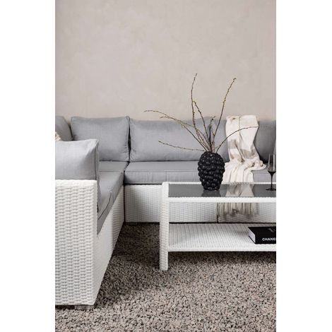 Amazon ensemble lounge 2 parties gris,blanc. (1/5)