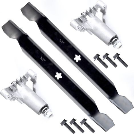 Lame + support + vis pour tondeuse AYP/Roper Bernard Loisirs Husquvarna. 53 cm (1/3)