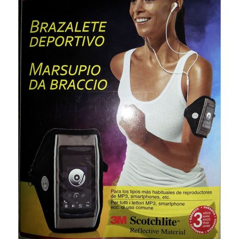 TRADE SHOP - Fascia Braccio Porta Cellulare Smartphone Palestra Corsa Sport Custodia Marsupio -