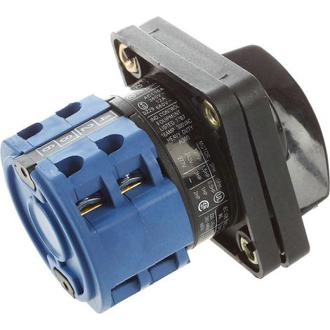 Commutateur rotatif à came 3 x 660 V 20 A, 6 bornes, 4 positions (1/5)