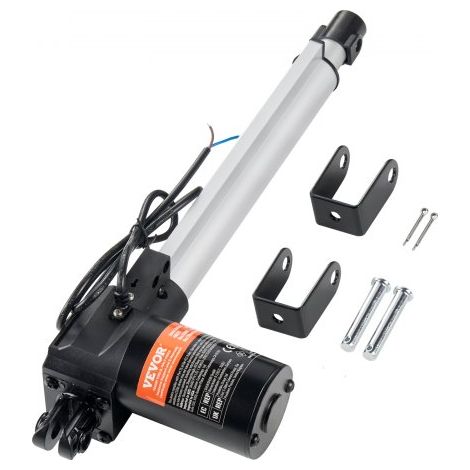 Attuatore lineare 12V, Attuatore lineare da 25, 4cm 598, 74kg (1/5)