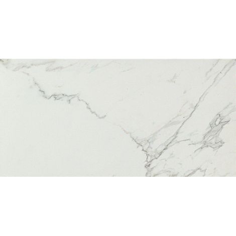 Carrelage effet Marbre Blanc Calacatta Extra 60x30x0,9 cm Mat Clarenza - Sol et mur intérieur (vendu par carton de 1,26 m²) - RO'MA CARRELAGE
