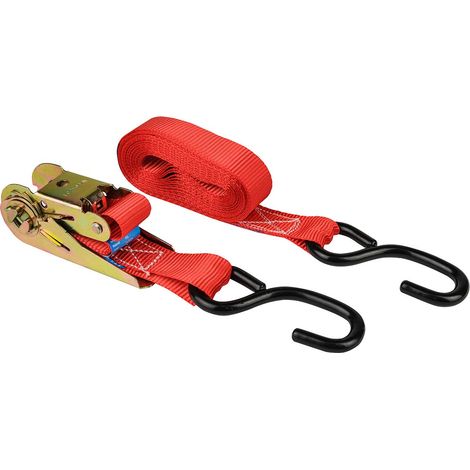 Las 2-teiliger Ratschengurt mit S-Haken (L x B) 5 m x 25 mm, 50 daN (1/3)