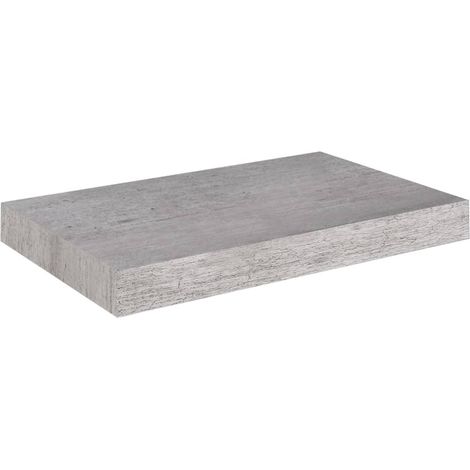 Étagère murale,Étagère flottante gris béton 40x23x3,8 cm MDF CFW60452 (1/5)
