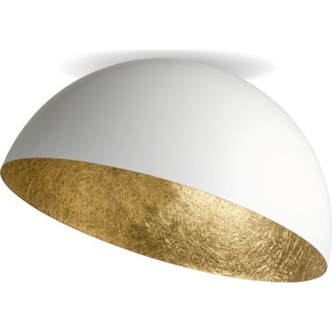Plafoniera Sigma Sfera bianco oro 35cm 1 luce E27 15W (1/5)