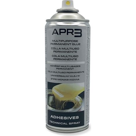 Colla Spray Multiuso 400 ml ad Alta Resistenza per Metallo Legno Plastica (1/5)