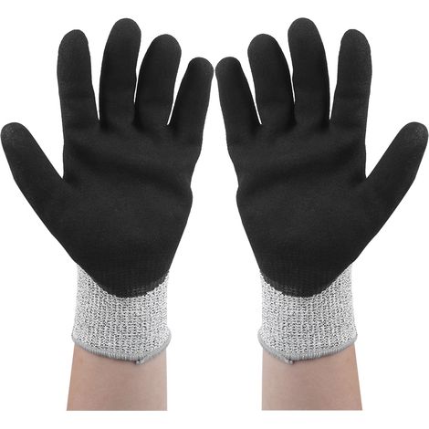 1 Paire Gants Résistants aux Coupures en HPPE, Gants de Travail Anti-Abrasion pour Industrie Métallurgique (1/5)
