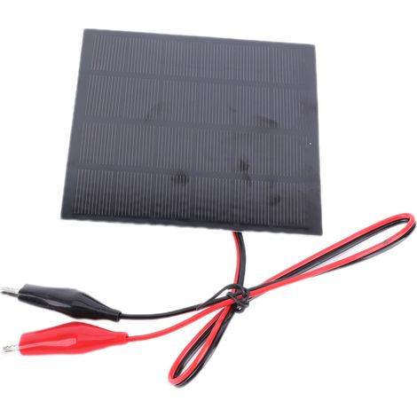 Module de panneau solaire 2W 6V avec clip, carte de charge solaire DIY pour jouets et lampes. (1/5)