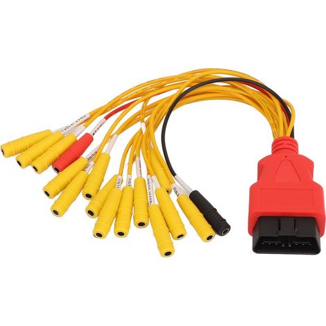 Câble de diagnostic universel à 16 broches avec connecteur OBD femelle et connexion sécurisée pour voitures, SUV et camions. (1/5)