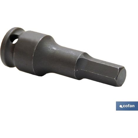 Kraft-Stecknuss 3/8 Sechskant. Männlich 3mm (1/2)