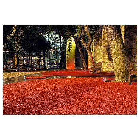 IBEROGARDEN CESPED ARTIFICIAL ROJO 20 MILIMETROS (2 X 10 METROS) (1/3)