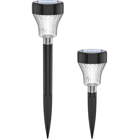 Ultrahelle LED-Solar-Gartenleuchten, IP65 wasserdicht für den Außenbereich, schalten sich von der Dämmerung bis zum Morgengrauen automatisch ein und aus, ideal für die Landschaftsbeleuchtung. (1/5)