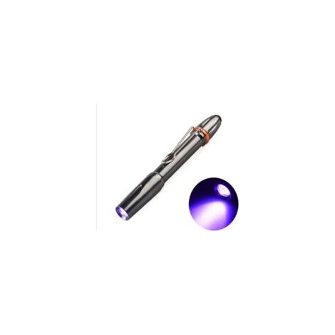 Torcia UV ultravioletta a penna con luce nera, rilevatore di luce UV a LED da 395 nm - Crezuo