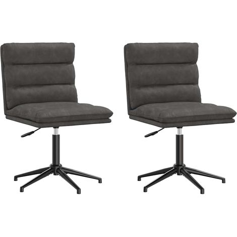 Lot de 2 Chaises à manger,Chaise de cuisine noir similicuir CFW86331 (1/5)