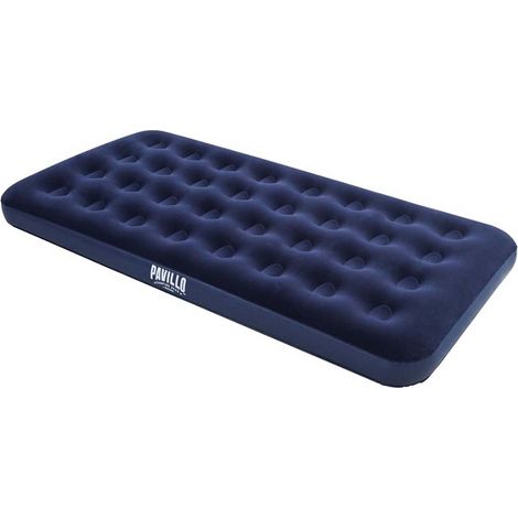 Bestway – Matelas gonflable 1 personne XL floqué – Dimensions 180 x 94 cm – Gonflage rapide avec valve dévissable – Idéal pour camping et intérieur