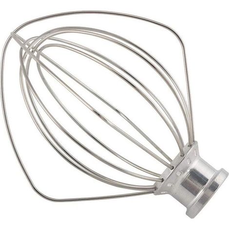 Abgewinkelter Standmixer für Edelstahl-Schneebesen, kompatibel mit KitchenAid K45WW WP9704329 KSM150 KSM160 K45 KSM90 Küchenmaschinen-Aufsatz (1/3)