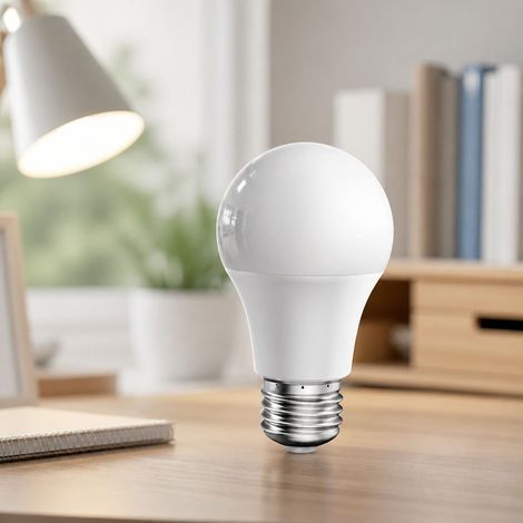 Ampoule LED Spectre Complet E27 7W IRC98 Anti-Scintillement RG0 Lumière Blanche 6000K pour Bureau et Lecture Confort Visuel (1/4)