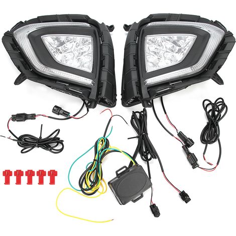 Luces diurnas LED de 5000-8000K compatibles con Creta IX25 2017-2018 (1/3)