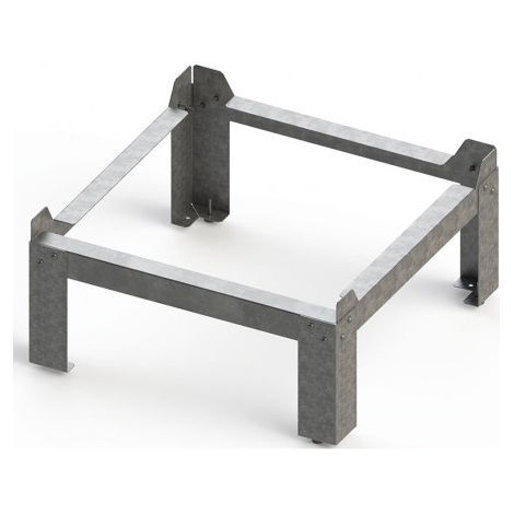 Accessori aldes inspirair top antivibrante acciaio grigio