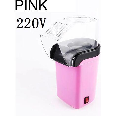 (Rose 220V) Machine à pop-corn sans huile, mini machine à pop-corn électrique à air chaud 1200W (1/5)